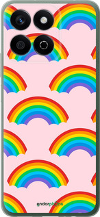 Силиконовый чехол Rainbows для Huawei Honor X7c - 4478u-3874 изображение 