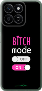 Силиконовый чехол Bitch mode для Huawei Honor Play 60 Plus - 4548u-4109 изображение 