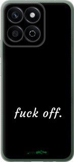Силиконовый чехол Fuck off для Huawei Honor X7c - 4731u-3874 изображение 