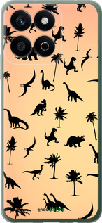 Силіконовий чехол Динозаврики 1 для Huawei Honor X7c - 4772u-3874 изображение 