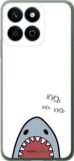 Силиконовый чехол Акула для Huawei Honor Play 60 Plus - 4870u-4109 изображение 
