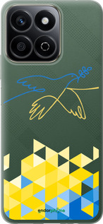 Силиконовый чехол Птица мира для Huawei Honor X7c - 5231u-3874 изображение 