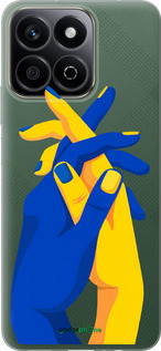 Силиконовый чехол Stand With Ukraine для Huawei Honor Play 60 Plus - 5255u-4109 изображение 