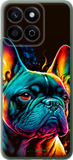 Силиконовый чехол Яркий бульдог для Huawei Honor X7c - 5547u-3874 изображение 