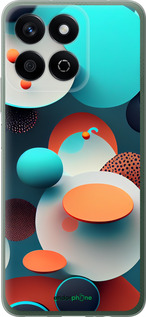 Силіконовий чехол Горошок абстракція для Huawei Honor X7c - 5608u-3874 изображение 