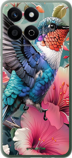 Силиконовый чехол Сказочная колибри для Huawei Honor X7c - 6051u-3874 изображение 
