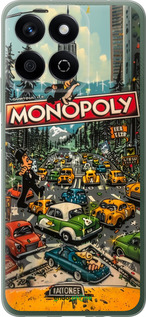 Силиконовый чехол Городской драйв Monopoly для Huawei Honor X7c - 6088u-3874 изображение 