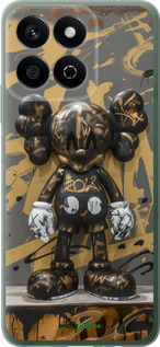 Силіконовий чехол Bronze kaws для Huawei Honor Play 60 Plus - 6097u-4109 изображение 