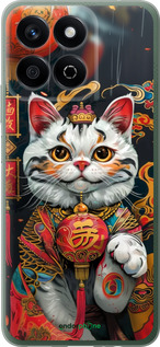 Силиконовый чехол China Cat v2 для Huawei Honor Play 60 Plus - 6135u-4109 изображение 