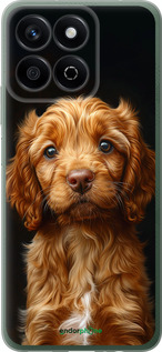Силиконовый чехол Cocker spaniel на черном фоне для Huawei Honor X7c - 6137u-3874 изображение 