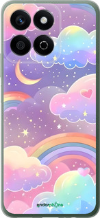 Силіконовий чехол Хмари та веселка для Huawei Honor X7c - 6312u-3874 изображение 