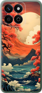 Силиконовый чехол Природа японии для Huawei Honor X7c - 6327u-3874 изображение 