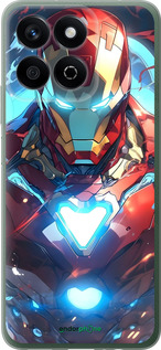 Силиконовый чехол Железный человек для Huawei Honor Play 60 Plus - 6372u-4109 изображение 