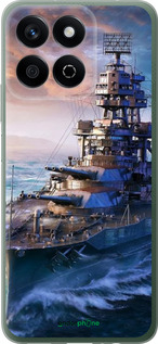 Силіконовий чехол Військовий корабель, world of tanks, wargaming для Huawei Honor X7c - 6461u-3874 изображение 