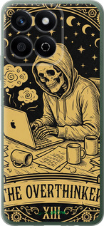 Силіконовий чохол 'The Overthinker' для Huawei Honor X7c зображення 1
