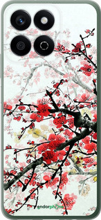 Силиконовый чехол Цветущий куст для Huawei Honor X7c - 831u-3874 изображение 