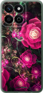 Силиконовый чехол Абстрактные цветы 3 для Huawei Honor Play 60 Plus - 850u-4109 изображение 