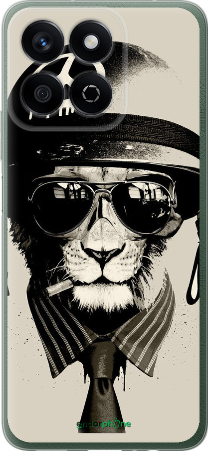 Силиконовый чехол tattoo soldier для Huawei Honor X7c - 4165u-3874 изображение 