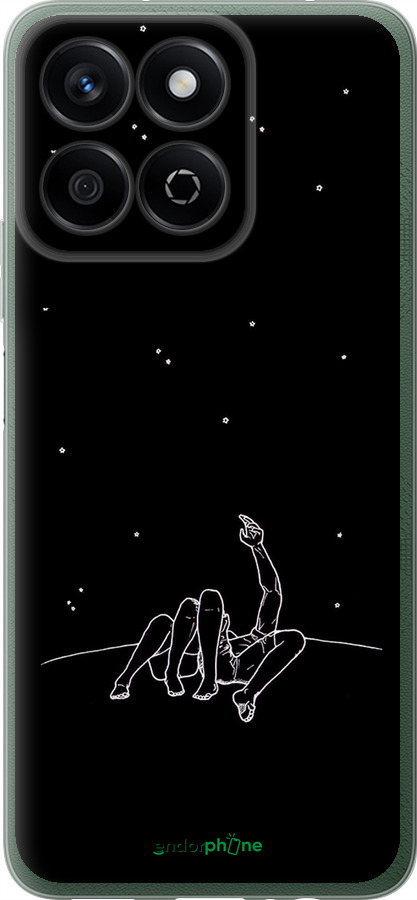 Силиконовый чехол Романтика для Huawei Honor X7c - 4306u-3874 изображение 
