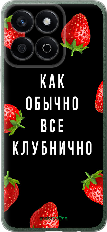 Силіконовий чехол Все полунично для Huawei Honor Play 60 Plus - 4317u-4109 изображение 