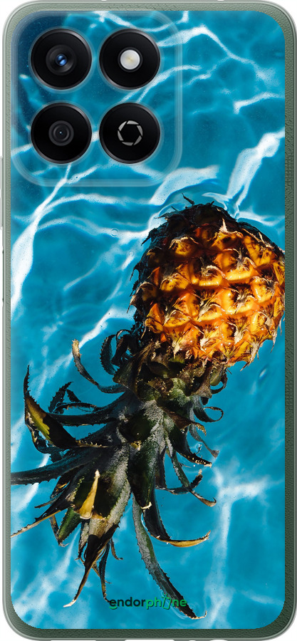 Силіконовий чехол Ананас на воді для Huawei Honor X7c - 4384u-3874 изображение 