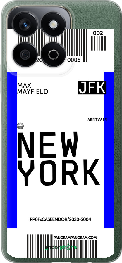 Силиконовый чехол New York для Huawei Honor X7c - 4861u-3874 изображение 