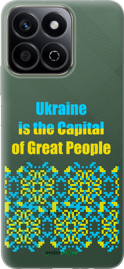 Силіконовий чехол Ukraine  для Huawei Honor X7c - 5283u-3874 изображение 