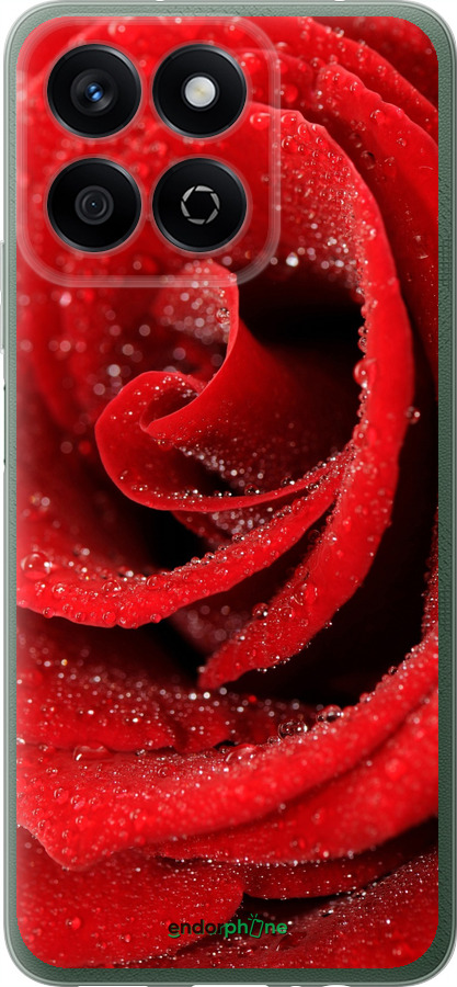 Силіконовий чехол Червона троянда для Huawei Honor X7c - 529u-3874 изображение 