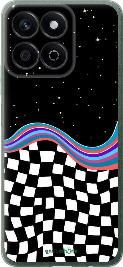 Силиконовый чехол Абстрактный космос для Huawei Honor X7c - 5512u-3874 изображение 