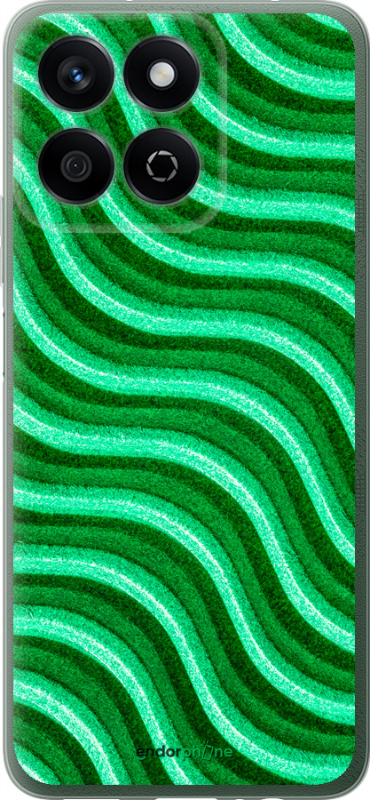 Силиконовый чехол Волнистые линии для Huawei Honor X7c - 5578u-3874 изображение 