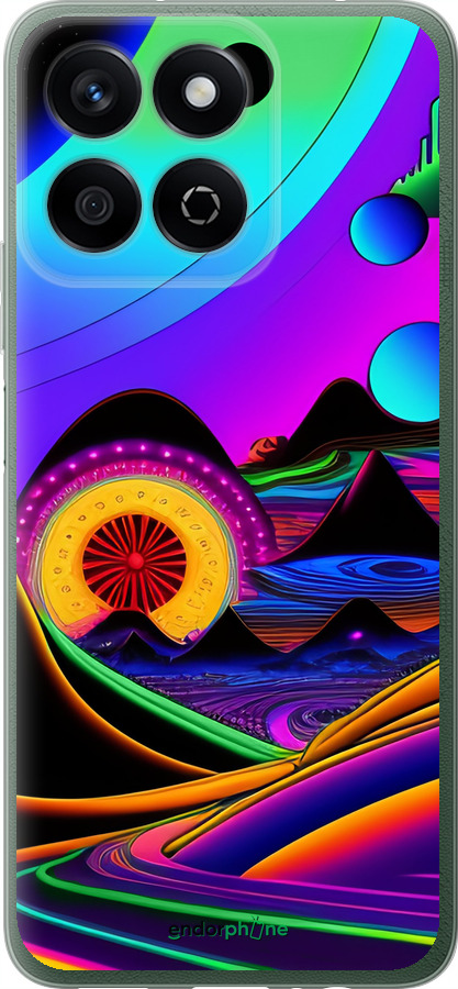 Силіконовий чехол Абстракція v3 для Huawei Honor X7c - 5620u-3874 изображение 