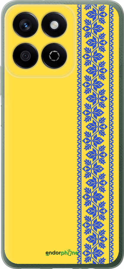 Силіконовий чехол Вишиванка 4 для Huawei Honor X7c - 569u-3874 изображение 