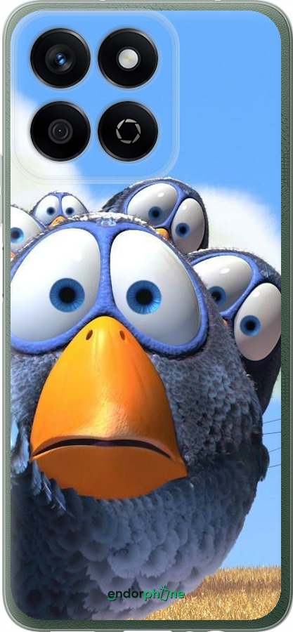 Силиконовый чехол Angry Birds для Huawei Honor Play 60 Plus - 6008u-4109 изображение 