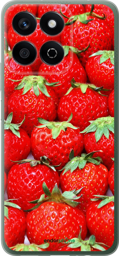 Силіконовий чехол Полуниця для Huawei Honor X7c - 6020u-3874 изображение 