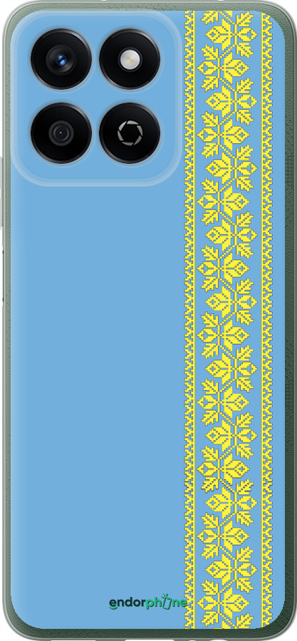 Силиконовый чехол Вышиванка 33 для Huawei Honor Play 60 Plus - 602u-4109 изображение 