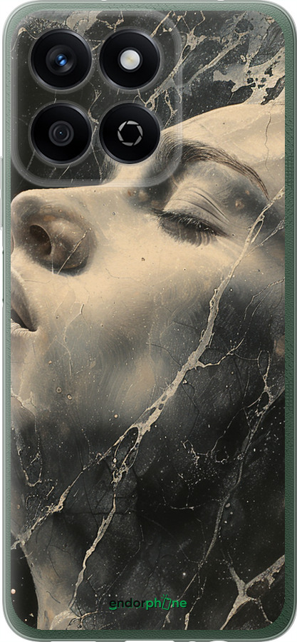 Силиконовый чехол Мраморная женщина для Huawei Honor X7c - 6040u-3874 изображение 