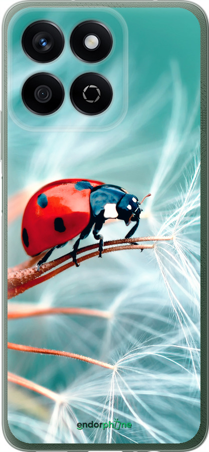 Силиконовый чехол Божья коровка для Huawei Honor Play 60 Plus - 6049u-4109 изображение 