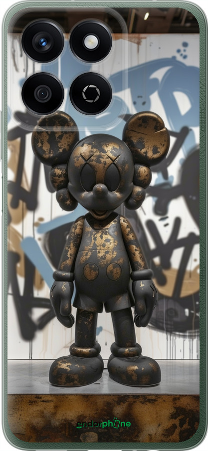 Силиконовый чехол Bronze kaws v2 для Huawei Honor X7c - 6098u-3874 изображение 