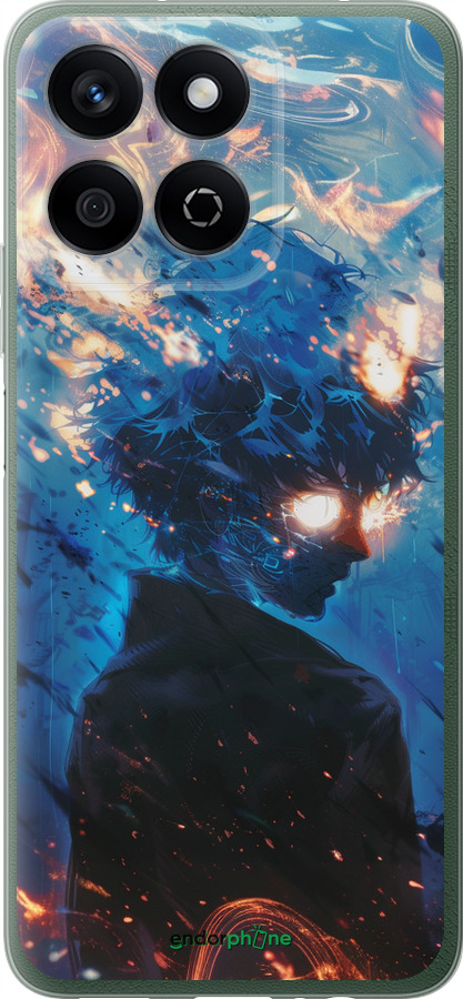 Силіконовий чехол Сатору Годжо для Huawei Honor X7c - 6129u-3874 изображение 