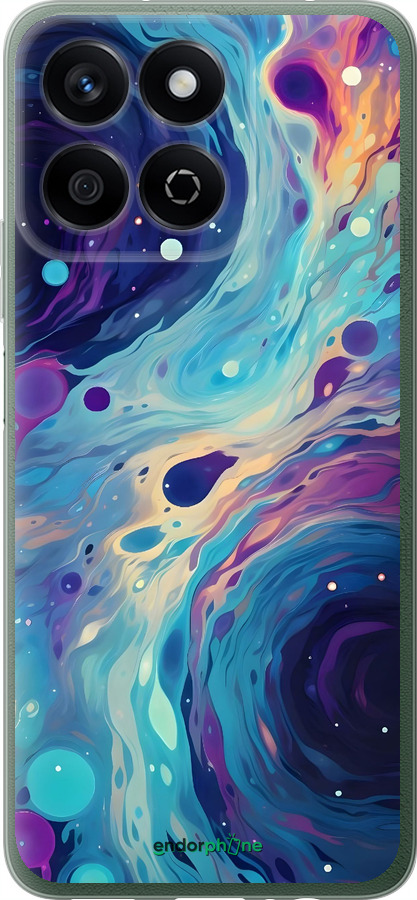 Силиконовый чехол Арт акварель для Huawei Honor X7c - 6329u-3874 изображение 