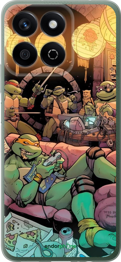 Силіконовий чехол Черепашки ніндзя для Huawei Honor X7c - 6346u-3874 изображение 