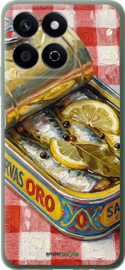 Силиконовый чехол Vintage Sardine Tin Phone для Huawei Honor X7c - 6772u-3874 изображение 