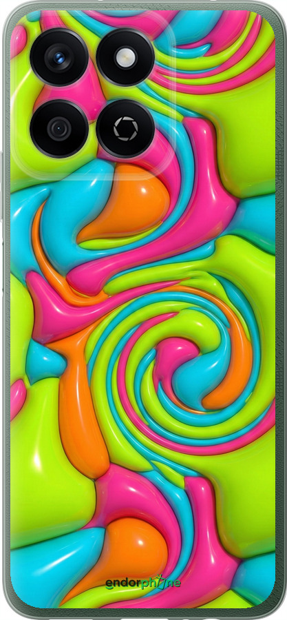 Силиконовый чехол Y2K Jelly Dream для Huawei Honor X7c - 6780u-3874 изображение 