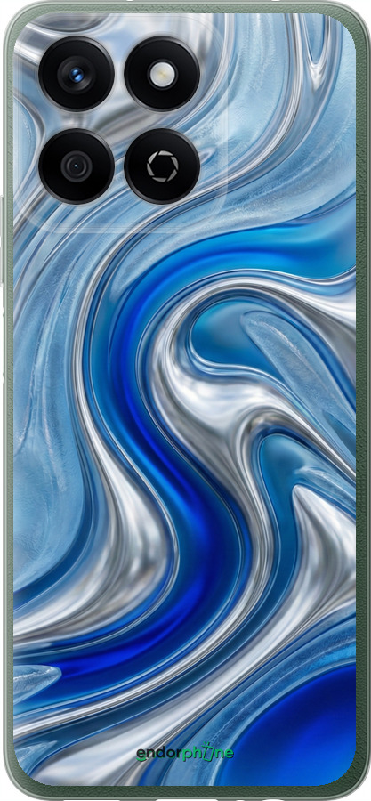 Силиконовый чехол Liquid Chrome для Huawei Honor Play 60 Plus - 6781u-4109 изображение 