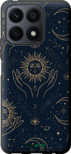 TPU чехол Celestial Harmony: Sun & Moon Gold Mystic Pattern для Huawei Honor X8a - 6778b-2963 изображение 