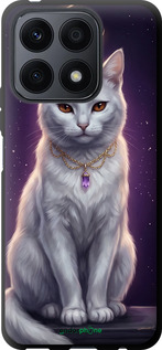 TPU чехол Mystic White Cat Gothic Dark Purple Gold для Huawei Honor X8a - 6805b-2963 изображение 