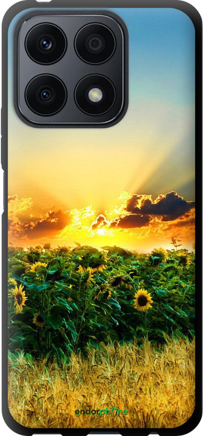 

TPU чорний чохол "Україна" для Huawei Honor X8a