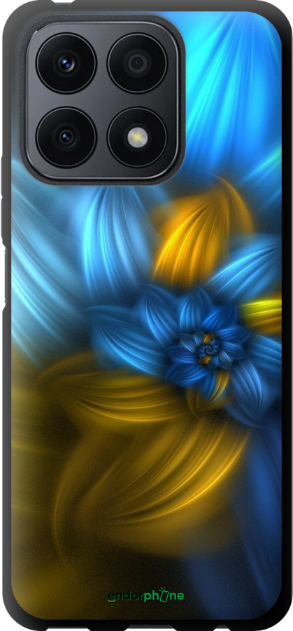 

TPU чорний чохол "Візерунок 46" для Huawei Honor X8a, Синій