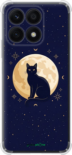 Силикон с усиленными углами чехол 'Cute Cat Celestial/Witchy' для Huawei Honor X8a изображение 3