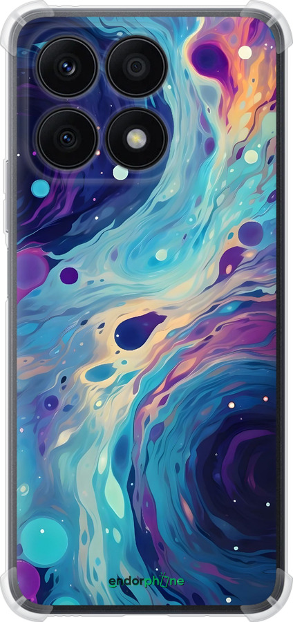 Силикон с усиленными углами чехол Арт акварель для Huawei Honor X8a - 6329sp-2963 изображение 